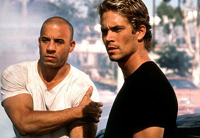Dom (Vin Diesel) a Brian (Paul Walker)