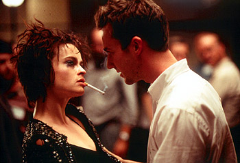 Marla Singerov (Helena Bonham) a Jack (Edward Norton)